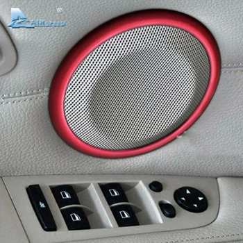 

Airspeed Door speaker Ring Sound Decorations Speaker Trim Mouldings Stickers for BMW E90 3 Series 320 325 2005-2012 Car Styling