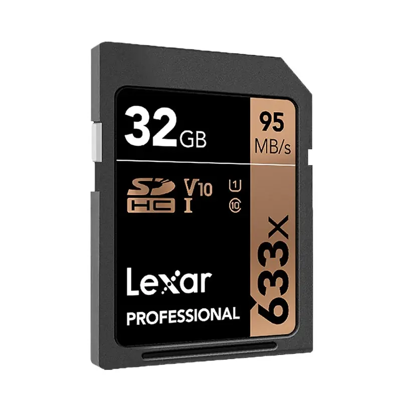 Lexar флешка карта памяти SD карты 32 GB Подлинная 95 МБ/с. 633x Флеш карта SDHC U1 Class 10 карт памяти sd картао де memoria для DSLR HD видео 3d к