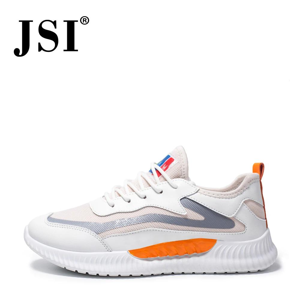 

JSI New Fashion Mixed Colors Lace-Up Men Sneakers Round Toe Air Mesh Shoes Casual Shallow Chunky Platform Men Sneakers JX27