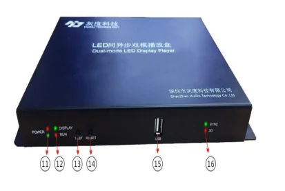 HD-A602 легко HDPlayer rgb контроллер видео светодиодный панели отправки карты