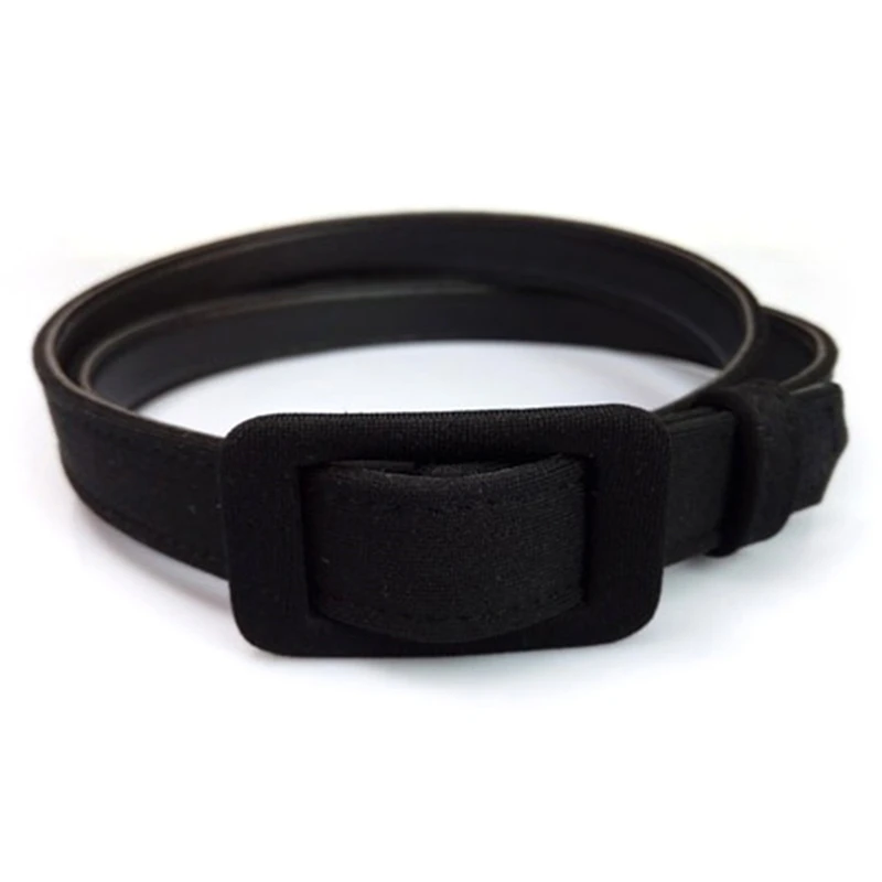 Женский однотонный ремень 102x2 см 200 405|thin belt|belt blackdress belt |