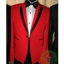 Красная одежда, мужские облегающие костюмы, дизайнерские Сценические костюмы для певцов, пиджак, Мужской Блейзер, танцевальная звезда, стиль панк, корейская мода, 2XL
