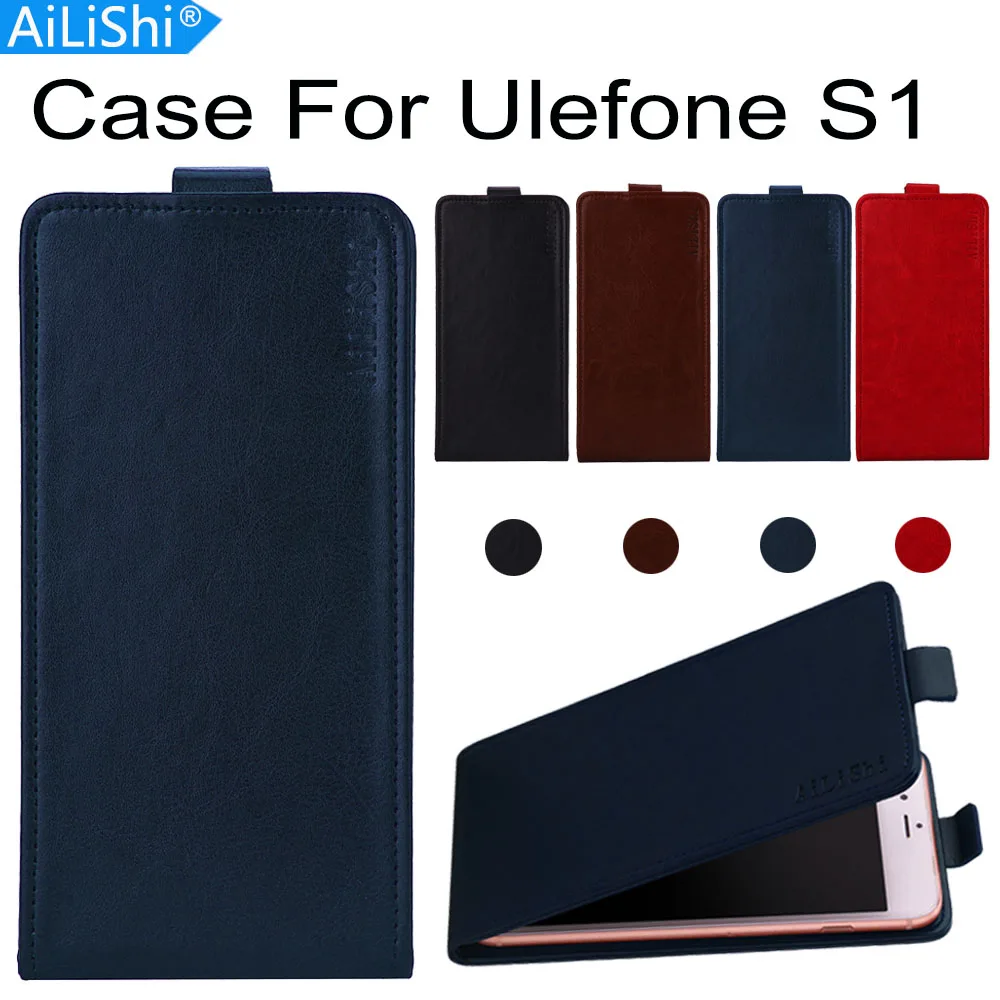 AiLiShi чехол для Ulefone S1 роскошный раскладной чехол-книжка из искусственной кожи