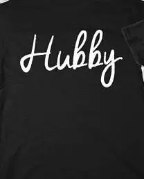 Футболки Hubby and Wifey, парные футболки, подходящие футболки hubby& wifey, лучший подарок, парная футболка, Подарок на годовщину, футболки - Цвет: Hubby black shirt