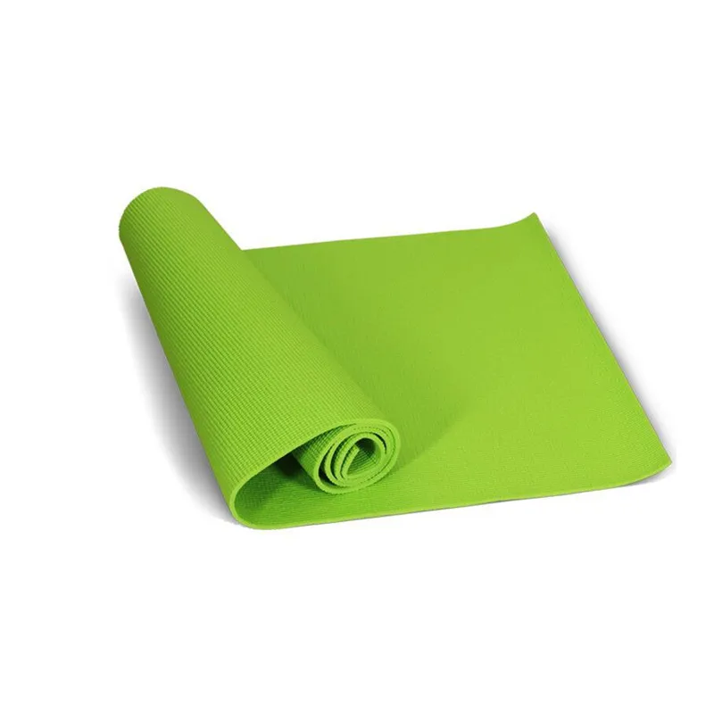 4 цвета 6 мм толщиной ПВХ Пилат нескользящий коврик для йоги фитнес упражнения похудение коврик