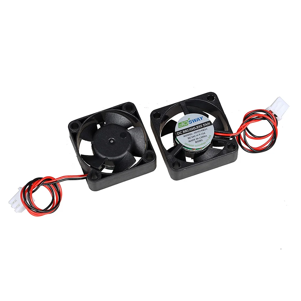 XCR3D 3D طابعة أجزاء التبريد مروحة الهيدروليكية توربو فائقة الهدوء الكرة تحمل مروحة 30*30/40 * 40*10mm 12 V/24 V DC XH2.54 سلك 1