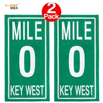 

HUGSIDEA Mile Marker 0 Bath Towels Super Absorbent Home Textile Adults Large Thick Beach Towel for Sport Spa Microfibra Toalla
