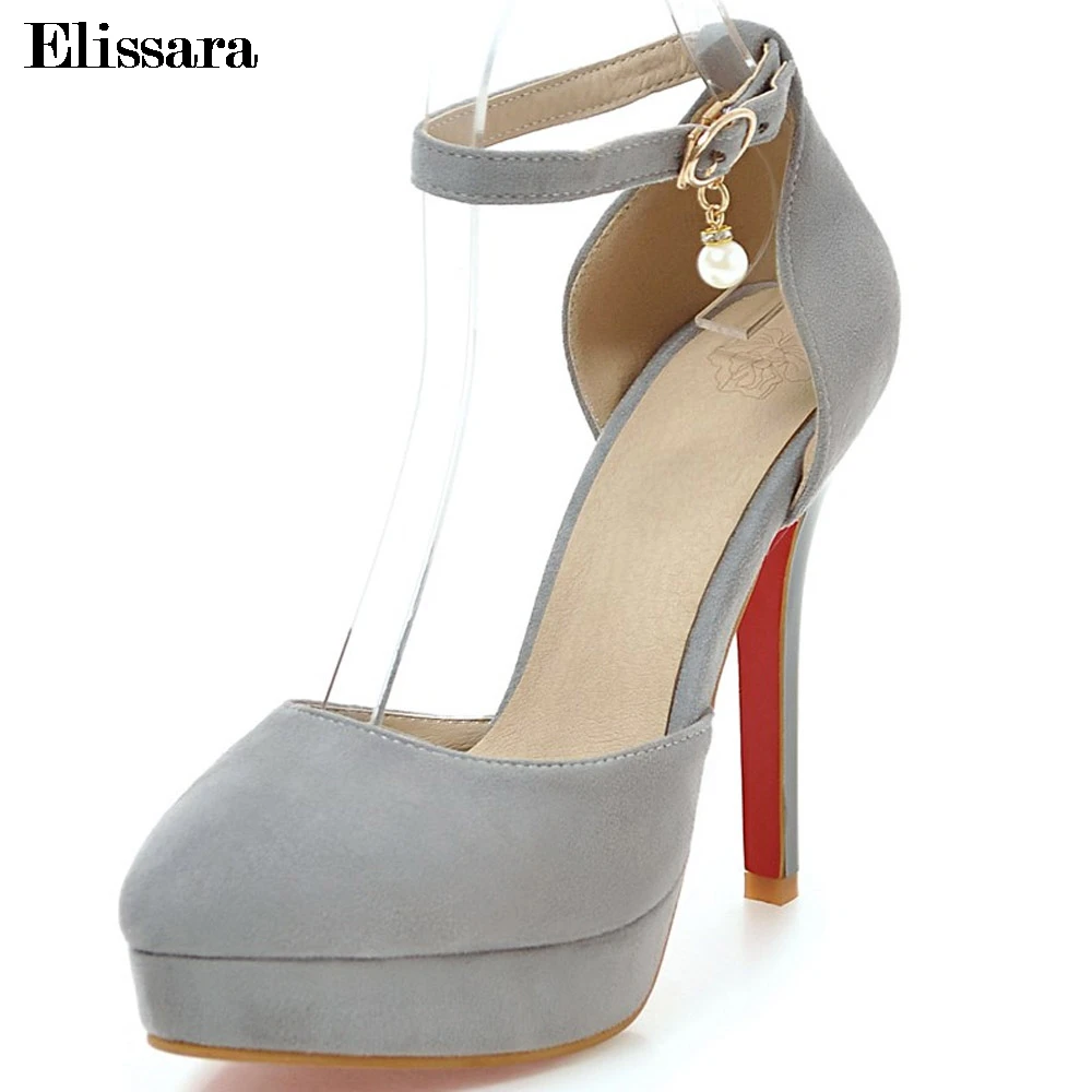 Womens Platform Plus Size High Heels Pumps Shoes For Woman Fashion 