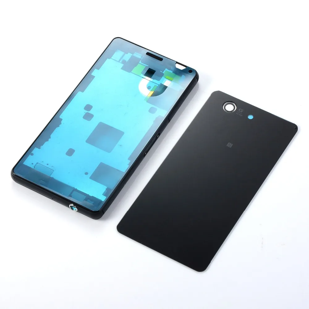 Оригинальный Корпус ЖК дисплея для Sony Xperia Z3 Compact mini D5803 D5833 средняя рамка Задняя