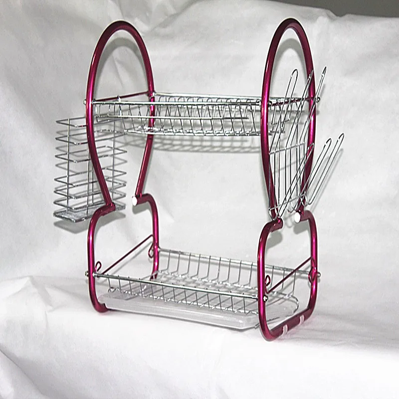 

Magiclife Kitchen Organizer S Shape Dish Storage Rack Tableware Holder Dish Rack Chrome Iron Pallet Easy Pour Away The Water