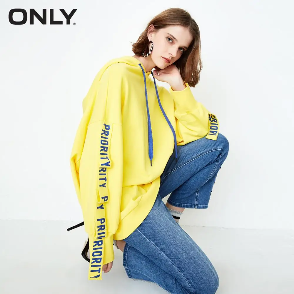 

ONLY Women's Contrasting Drawstring Hoodie | 11849S518