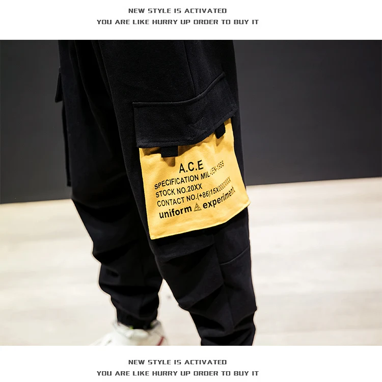 Прямая доставка для мужчин брюки карго Свободные стиль дамские шаровары хип хоп Уличная Джоггеры для девочек M-5XL AXP223