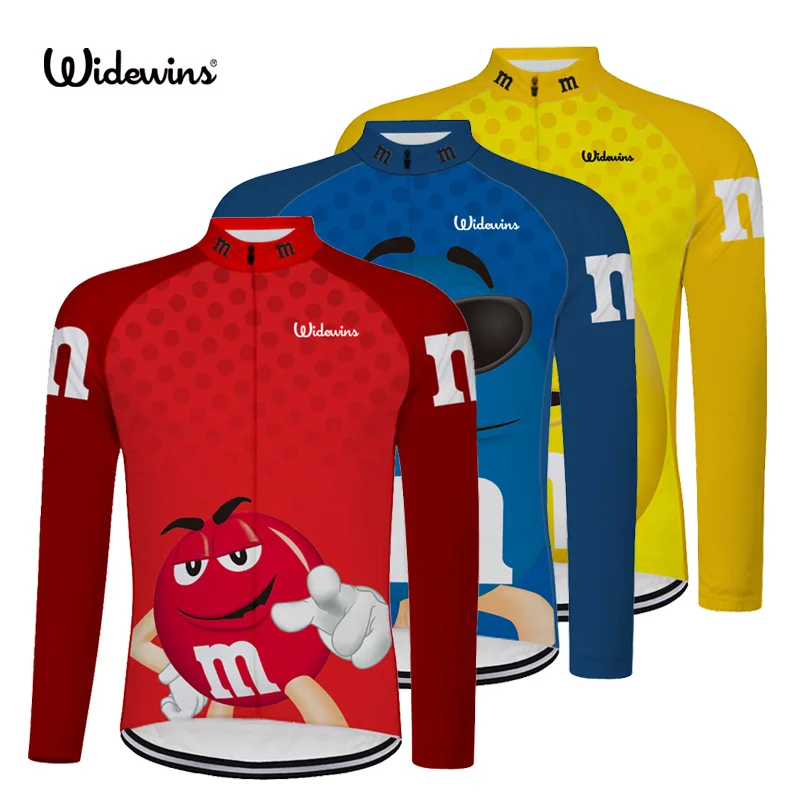 Mens Long Sleeve Cycling Jersey Breathable Quick Dry Sports Bike Wear Shirt Tops
