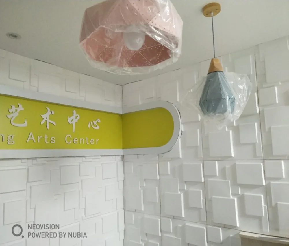 Новые Mett белые алмазные 3D Текстурированные Настенные панели 12 шт осветительные