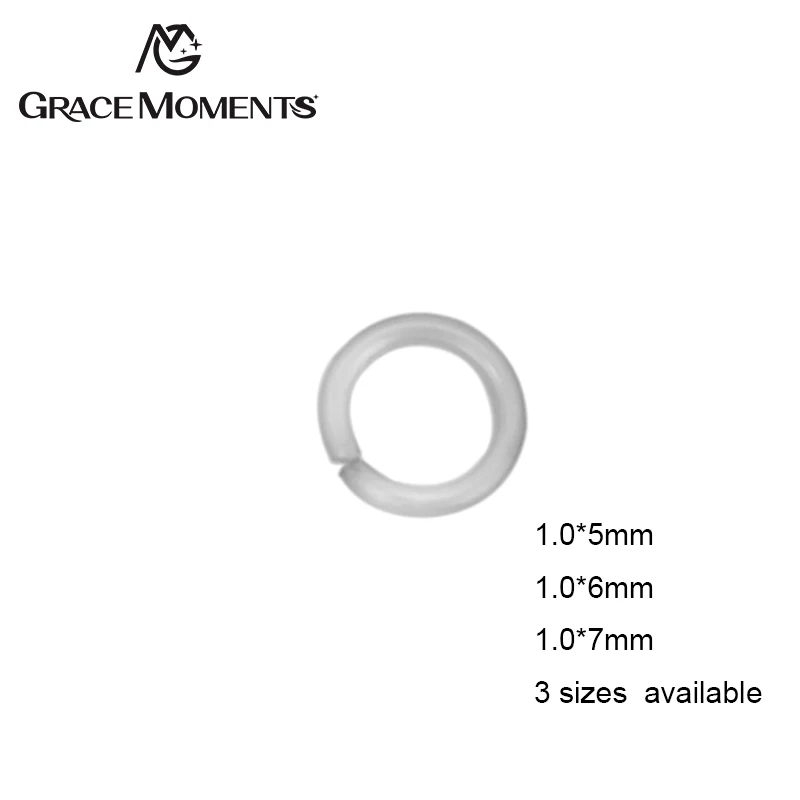 

Grace Moments 1000pcs Stainless Steel Jump Rings Single Loops Open Jump Rings & Split Rings For Jewelry Finding DIY Accessories