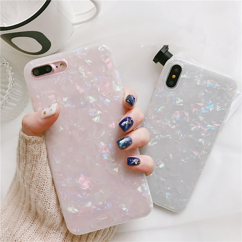 Роскошный блестящий яркий блестящий силиконовый прозрачный мягкий чехол для телефона для samsung Galaxy S7 Edge S8 S9 S10 Plus Note 8 9 10 для iphone 8X6