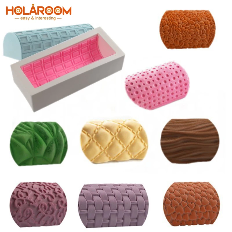 

Creative Strip Mousse Cake Cookie Chocolate Fondant Decorative Moulds Silicone Mousse Mold DIY Baking Tools Kitchen Accessories
