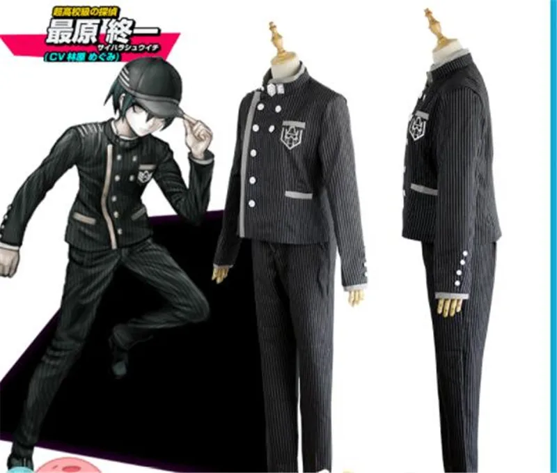 Danganronpa V3 Killing Harmony Saihara Shuichi супер детективный костюм для косплея A457