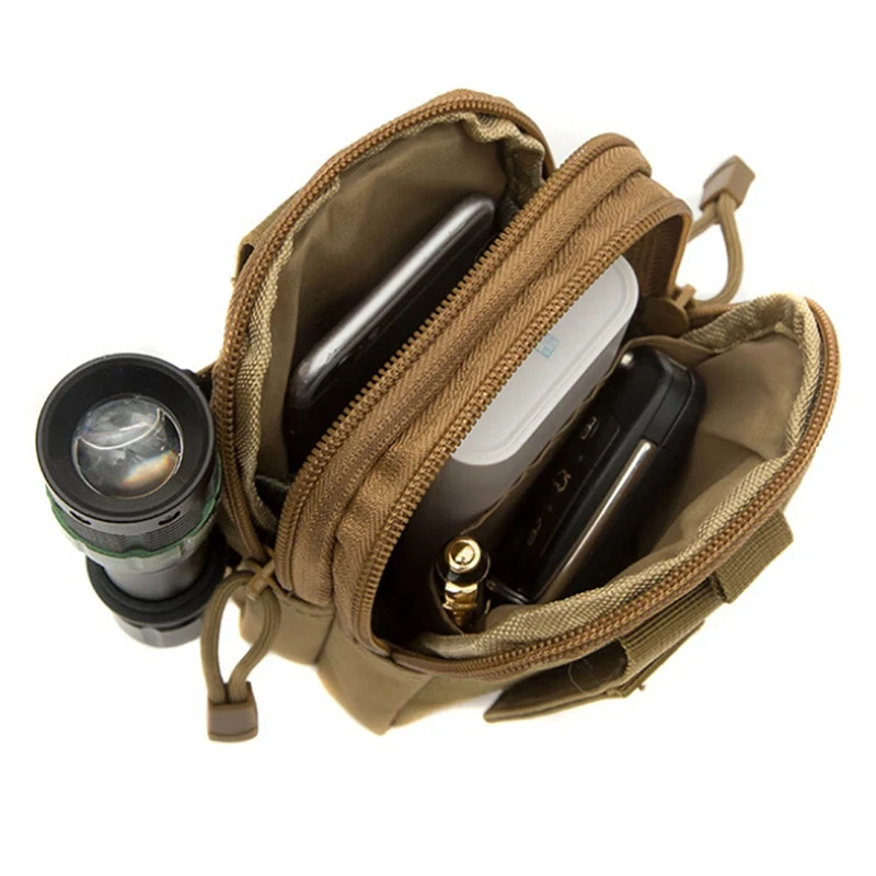 Táctico EDC Utility Gadget bucles cintura bolso militar teléfono bolsa cinturón funda al aire libre Camping escalada bolsa