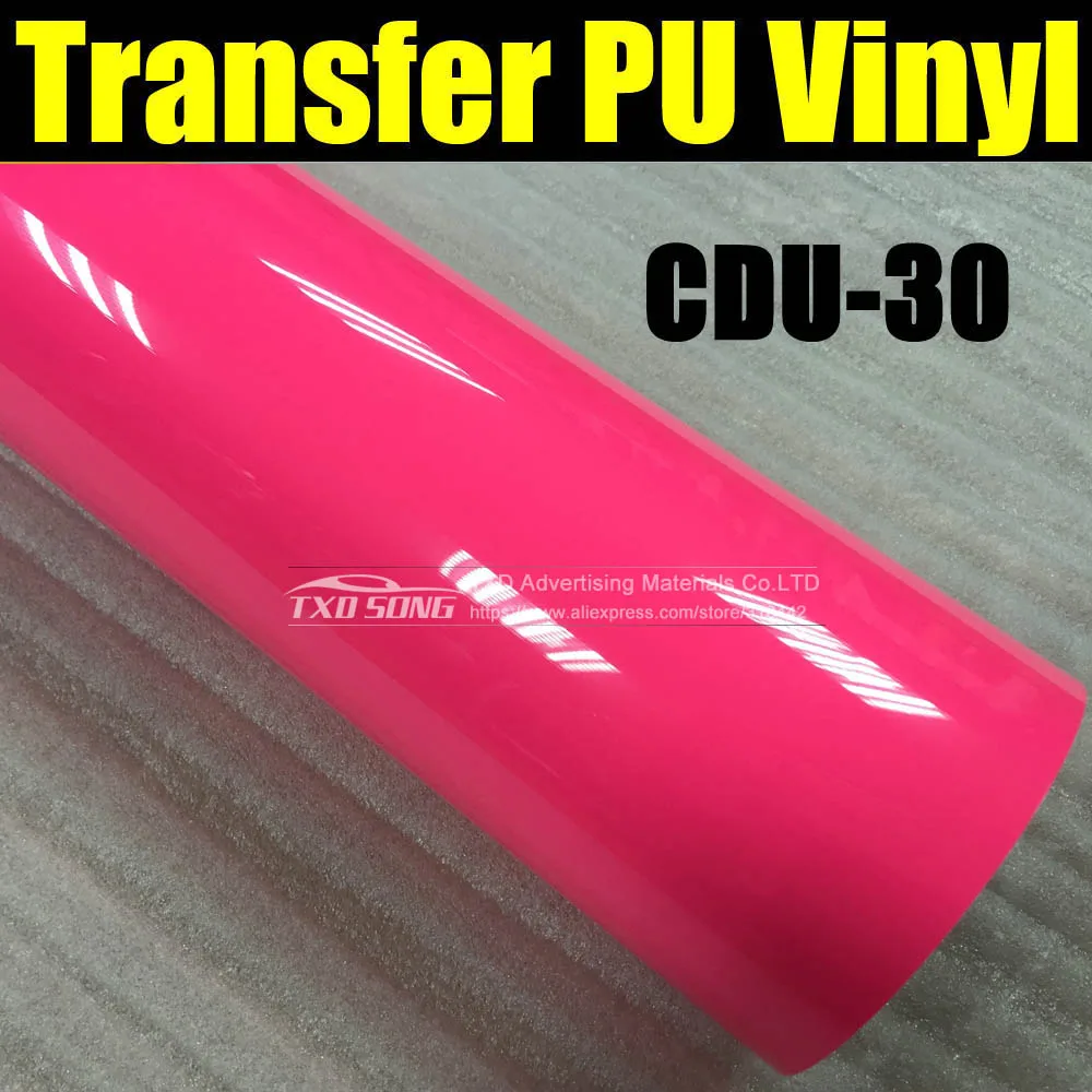 Неоновая розовая CDU 30 теплозащитная пленка из искусственной кожи для резки
