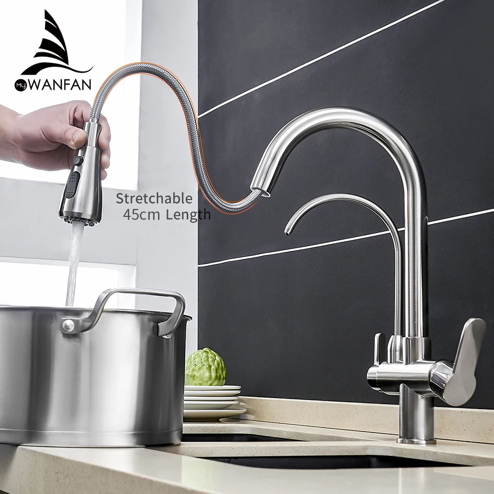  Kitchen Faucets torneira para cozinha de parede Crane For Kitchen Water Filter Tap Three Ways Sink  - 32992636433