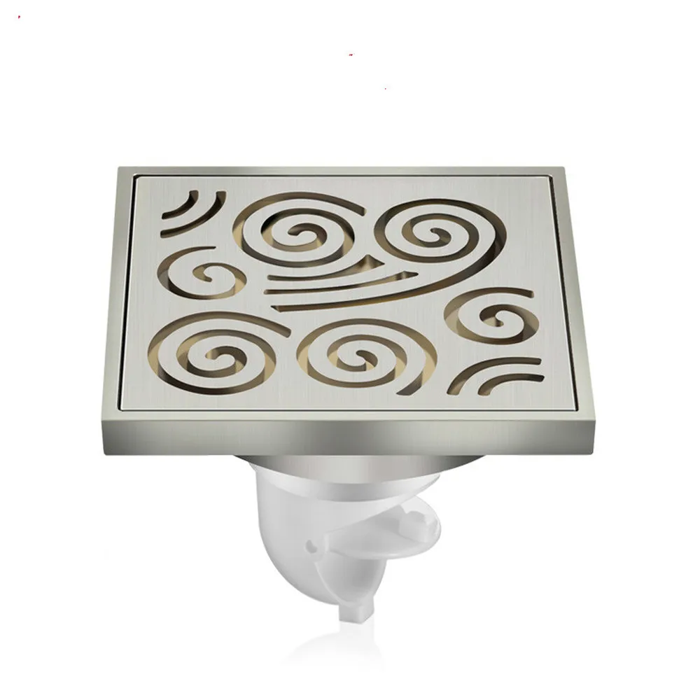 

A1 Bathroom floor drain sewer drainage stainless steel kitchen floor drain deodorant floor drain counter water pipe LU5252