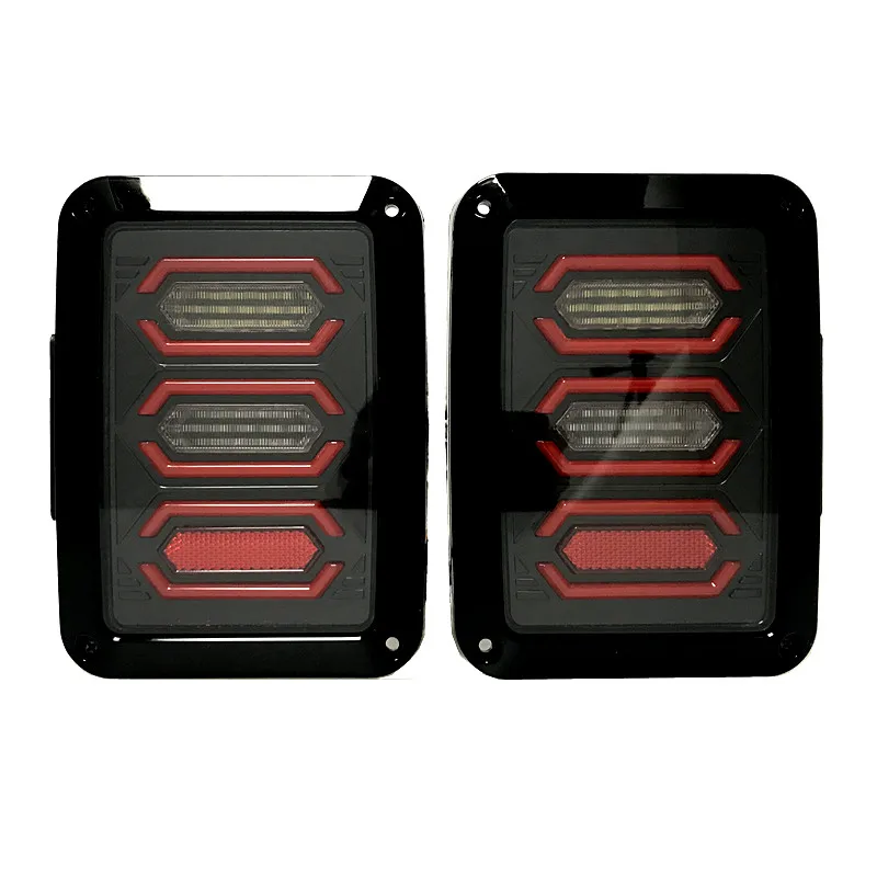 

LED Tail lights for Jeep Wrangler Tailights Reverse light Real back up Turn Signal Lamp Daytime Runing lights DRL 1 pair