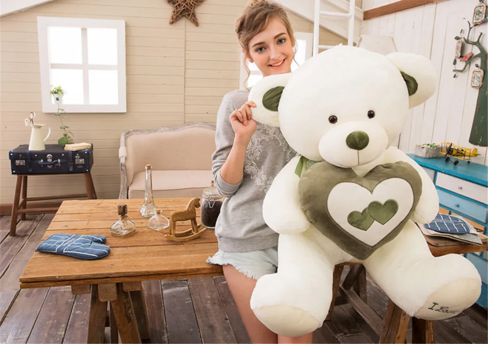 Fancytrader Pop Love Bears Plush Toy Big Huge Soft Holding Hear Teddy Bear Doll 70cm 28inch for Girlds Gifts7
