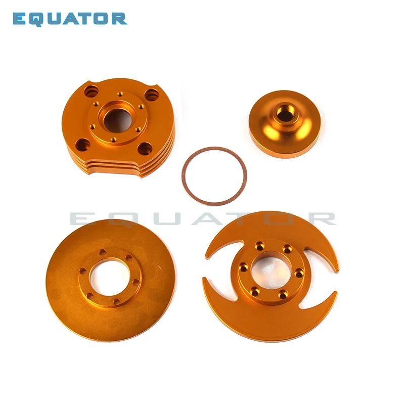 Мотоцикл Грязь велосипед ямы Запчасти 47CC 49CC 2 тактный 4 шт./компл. высокоэффективный цилиндр головка 49CC Мини Quad ATV Грязь велосипед ямы части - Цвет: Золотой