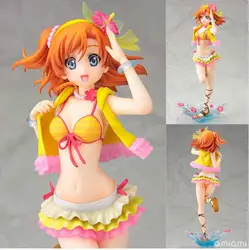 Аниме Любовь в Прямом Эфире! сексуальная Аниме Рис Brinquedos Kousaka Honoka Школа Idol Project Swinsuit ПВХ Фигурку Коллекционная Игрушка 22 СМ