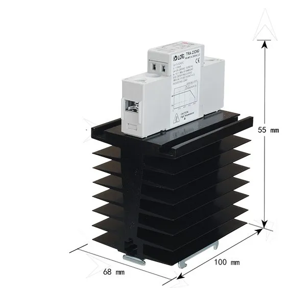 

Solid State Relay Module DC Control AC 80A SSR Single Phase
