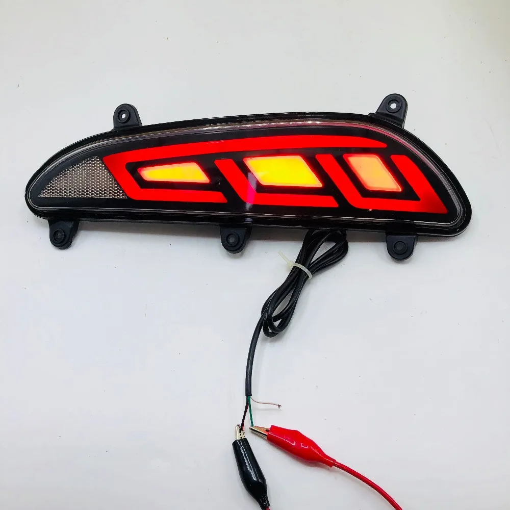 one sets led rear bumper light turn signal fog lamp brake driving light reverse for Hyundai i20 2016 2017 2018 brake light