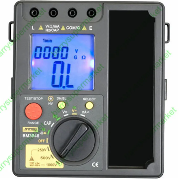 Top quality 2 in 1 BM3548 Digital Insulation Resistance Test meter digital multimeter megger