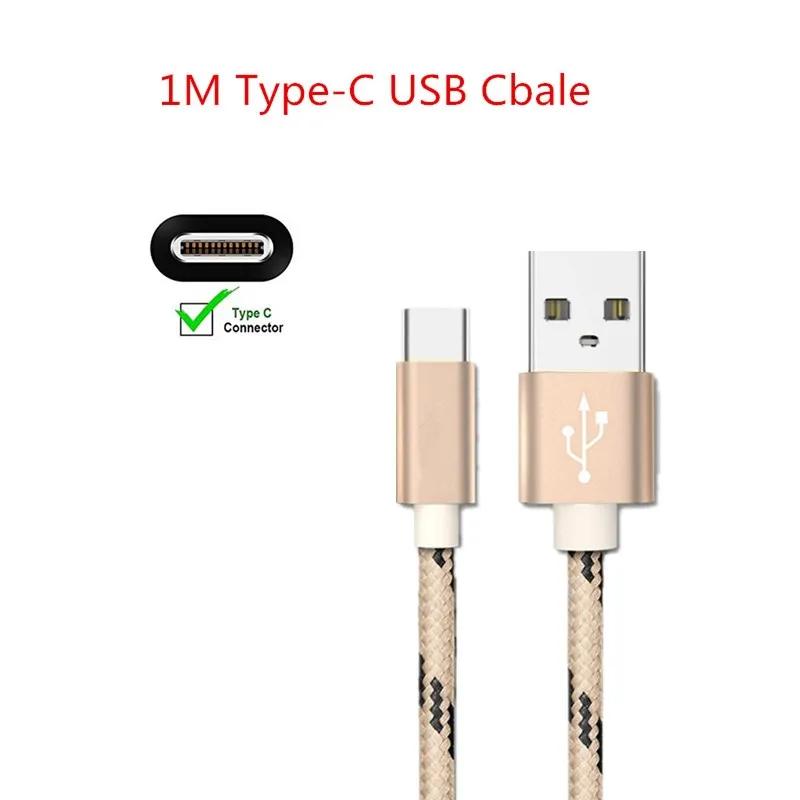 Зарядное устройство USB C длиной 1 м для huawei P30 P20 Lite mate 20 Pro Honor V20 10 samsung S10 S10E S9 PLUS NOTE 9 8 type-C - Цвет: 1M type-c cable