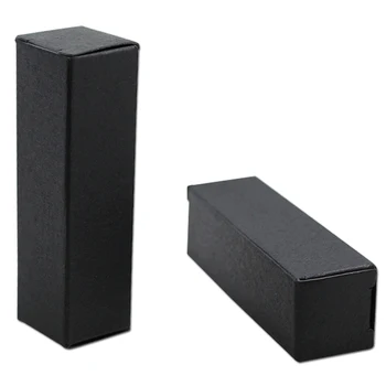 

150Pcs Solid Black Kraft Paper Small Gifts Package Box Candy Retails Cardboard Packing Box Festival Favors Crafts Packaging Box
