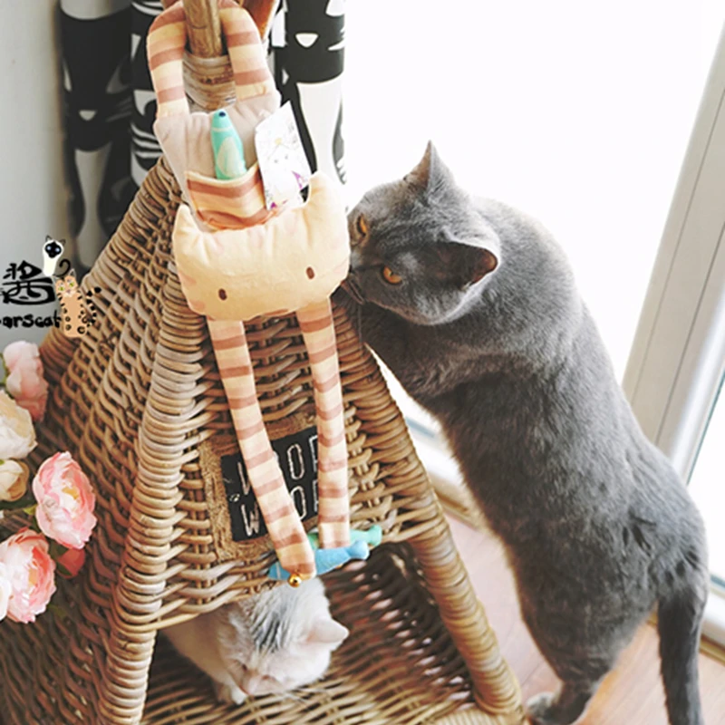 [MPK Store] 2018 Latest Cat Toy, Door Knob Hanging Cat Teaser, Cute