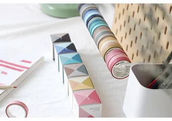 

1000sets,4pcs/set 9mmX3m Creative fall in love with color Washi Tape notebook DIY decorative paper stickers office stationery