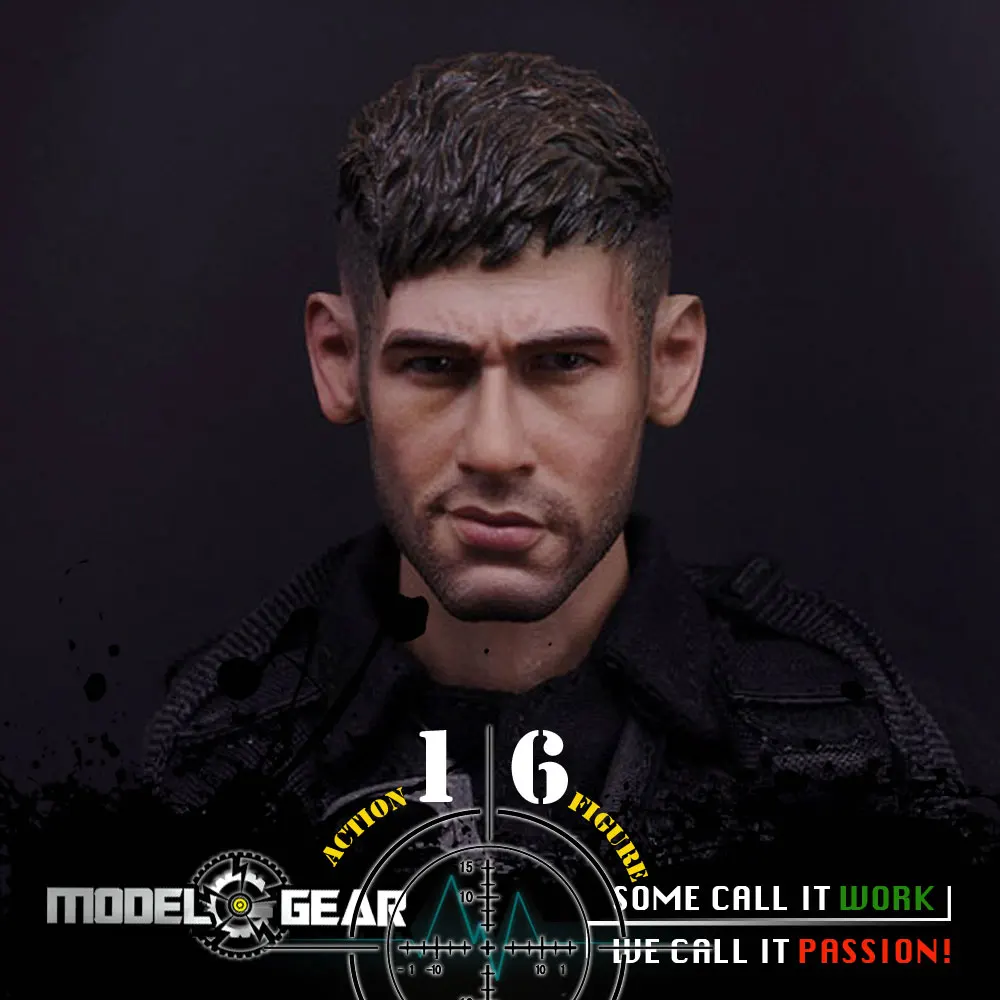 1/6 Scale Custom Figure Football Player Head Sculpt Suitable for 12