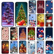 Funda suave árbol de Navidad muñeco de nieve para Xiaomi Redmi Note 4 4X6 7 8 Pro 5 Plus 5A 6A