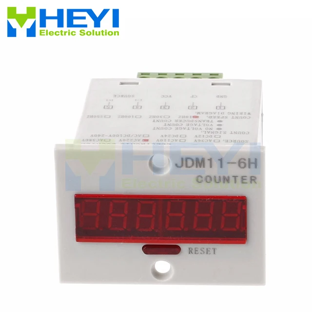 JDM11 6H 5pin 6 цифровый дисплей электронный счетчик часов промышленный Электронный
