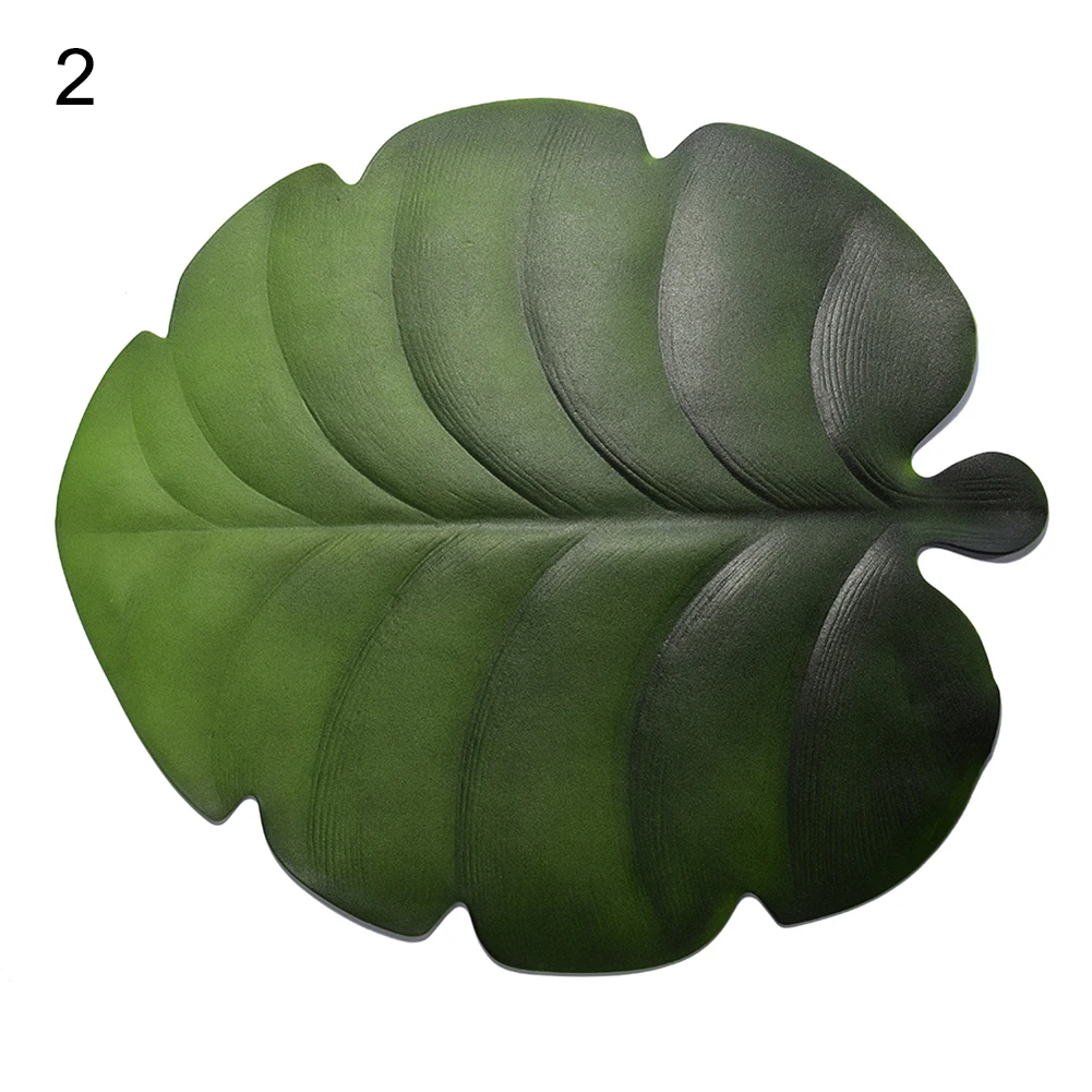 Искусственный лист Monstera кухонная подстилка коврик чаша Противоскользящий декор