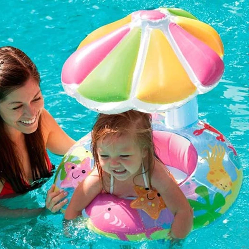 2018 Whale Shape Floating Ring Infant Inflatable Swimming ring Training Accessories Baby Float For Over 1 Year Old Baby Swimming