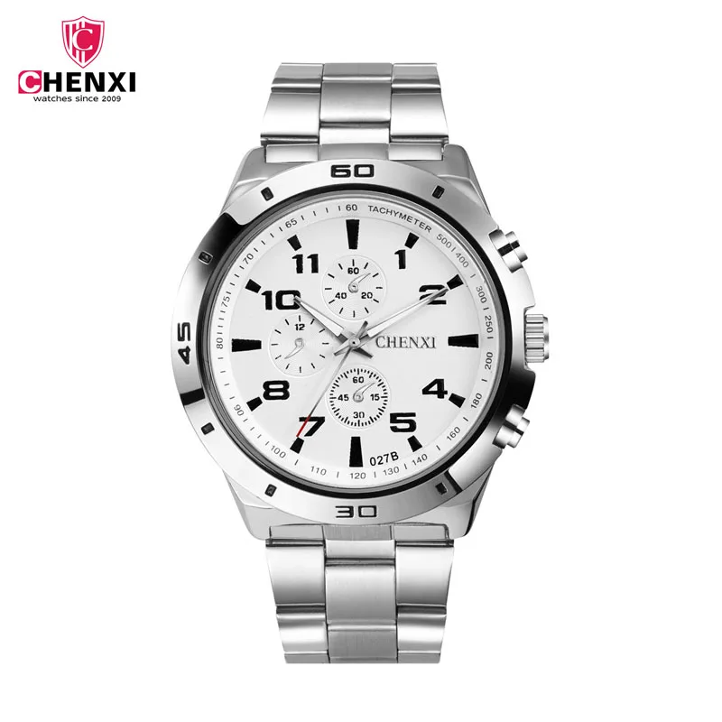 

CHENXI Stainless Steel Fashion Luxury Men Watches Casual Waterproof Gift Clock Quartz Male Wristwatch Relogio Masculino 27