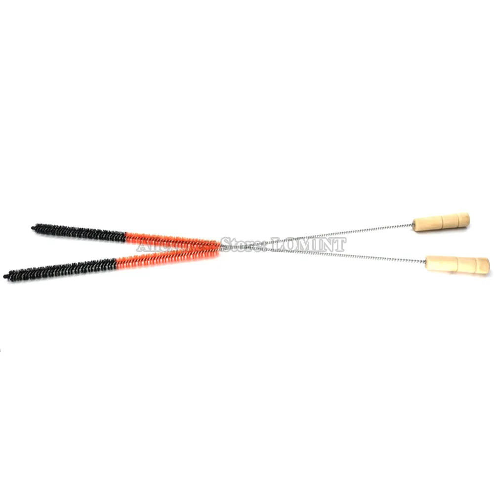Big Size Wooden Handle Hookah Cleaning Brush For Shisha Hookahs Narguile Metal Pipe Stem Silicone Hose Accessories hookah accessories hookah cleaning brush