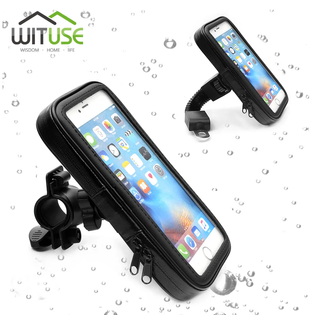

YCDC 4 Kind of inch Phone Holder Bag 4.3 4.7 5.5 6.3 Universal Navigation Bracket Motorcycle Bicycle Phone Waterproof Case Bag