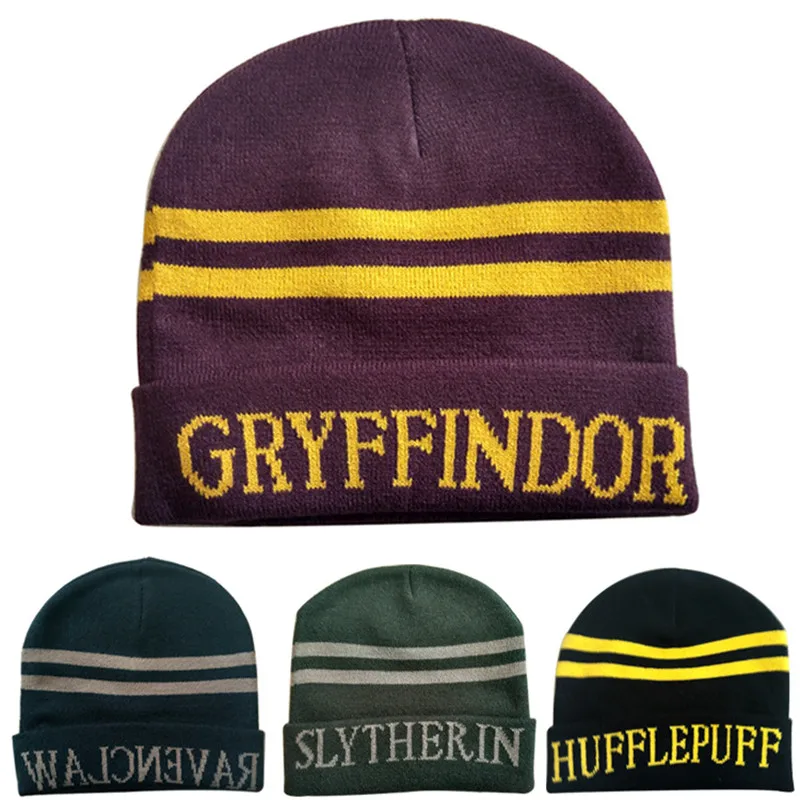 

Cosplay Ron Weasley Hermione Granger Draco Malfoy cap Glove Winter Warm hat Cartoon Halloween Toys For Kids Gift