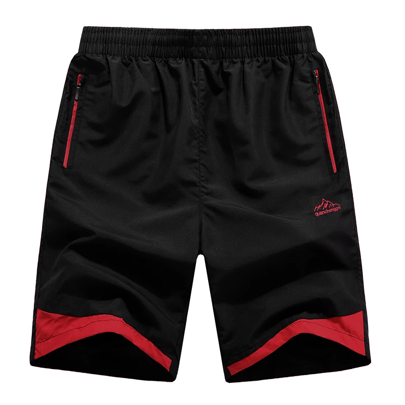 

Women Quick Drying Sports Running Shorts Knee-Length Loose Basketball Soccer Hiking Beach Fitness Gym Shorts With Zip Pocket