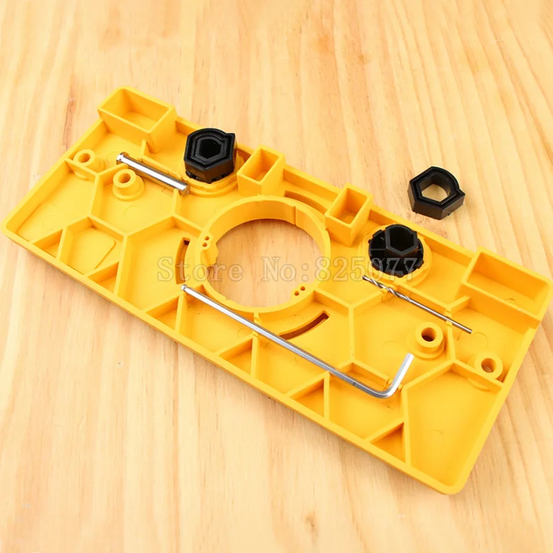 1Set Concealed 35mm Cup-Style Hinge Jig Drill Set Guide Door Hole Locator For Diy Tool JF1436