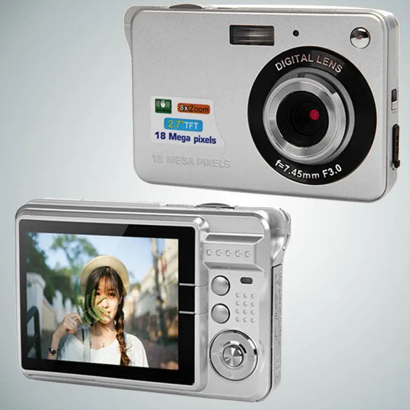 High Performance Digital Camera Digital Video Camcorder Photography Photo Selfie DC-K09 2.7 Inch 18 Million Pixels