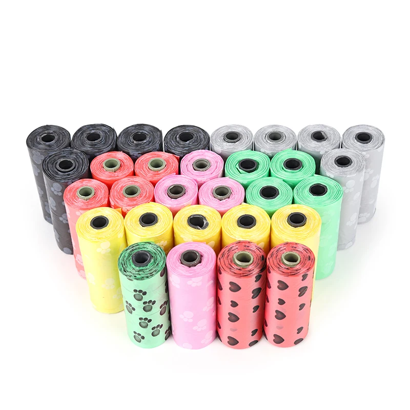 Dog Waste Poop Bag Degradable Eco-Friendly Outdoor Pet Excrement Garbage Clean Bags